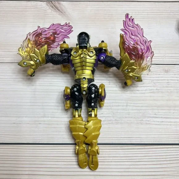 VTG Bandai 2 Action Figures 1994 Goldar & 2005 Mystic Force Black Power Rangers - Picture 9 of 16